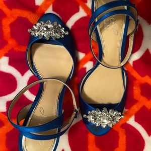 Jewel by Badgley Mischka Embelished Sandals